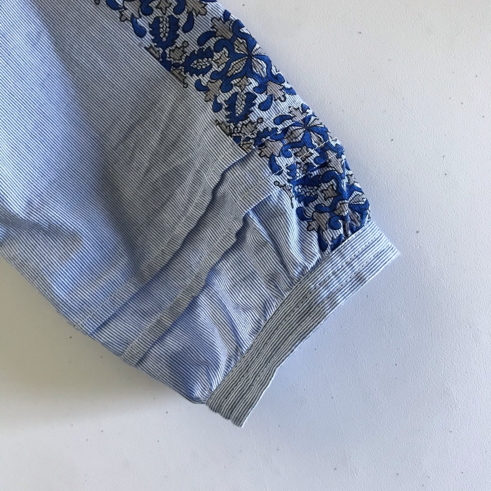 Roberta Roller Rabbit Button Down With Block Print - image 4